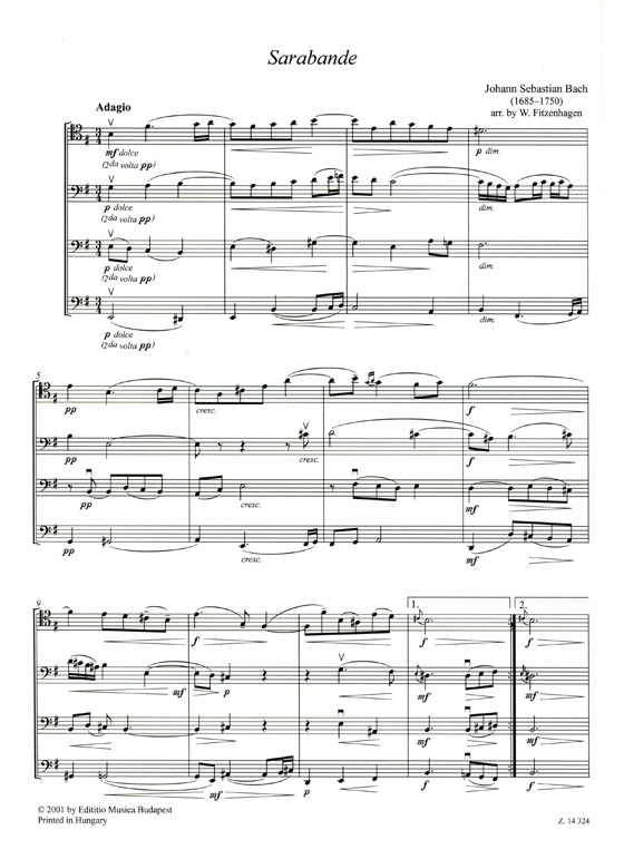 Chamber Music for Violoncellos【Volume 2】Score and parts