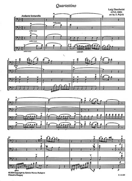 Chamber Music for Violoncellos【Volume 3】Score and parts