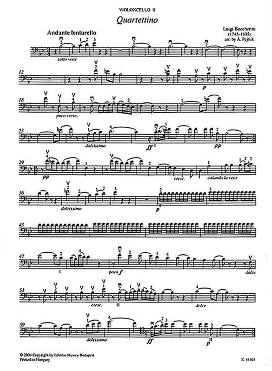 Chamber Music for Violoncellos【Volume 3】Score and parts