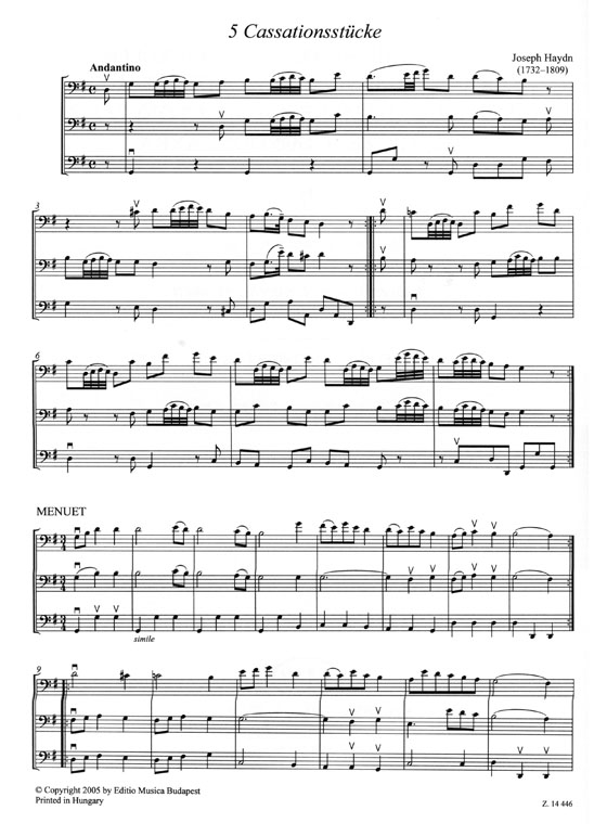 Chamber Music for Violoncellos【Volume 6】Score and parts