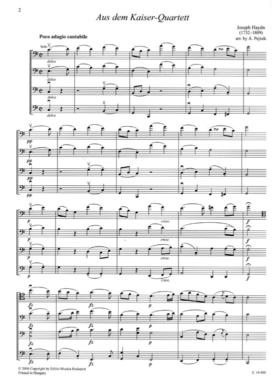 Chamber Music for Violoncellos【Volume 8】Score and parts
