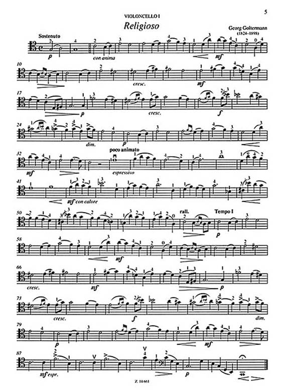 Chamber Music for Violoncellos【Volume 9】Score and parts