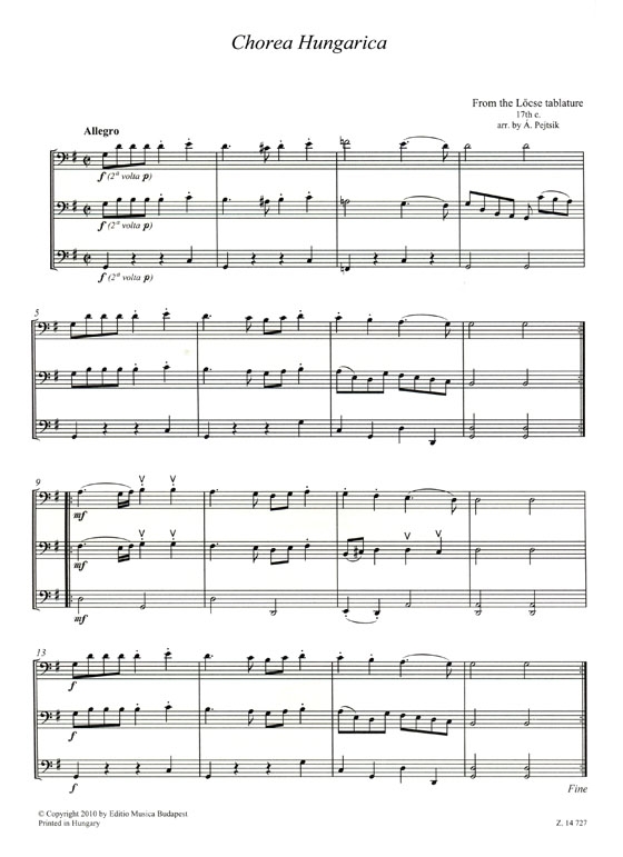 Chamber Music for Violoncellos【Volume 11】Score and parts