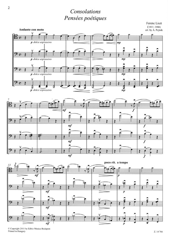 Chamber Music for Violoncellos【Volume 13】Score and parts