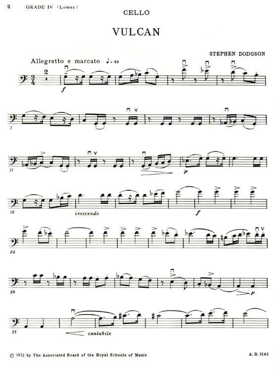 The Contemporary Cellist【Book 2】Grades 4-5