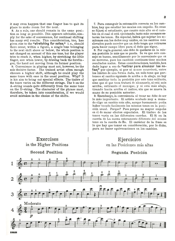 Hohmann's【Practical Method】for the Violin , Book 4