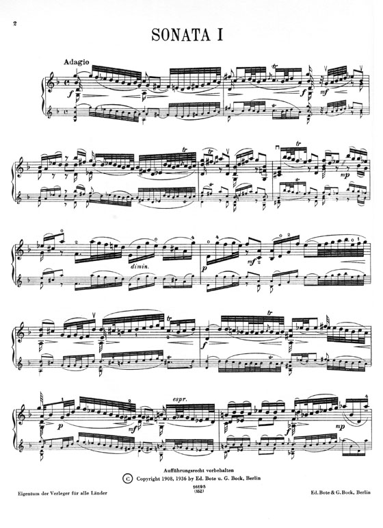 J.S. Bach【Sonaten und Partiten】für Violine allein , 1. Heft