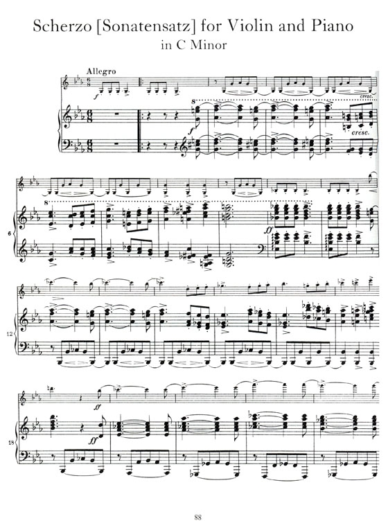 Johannes Brahms【Complete Sonatas】for Solo Instrument and Piano , Breitkopf & Härtel edition