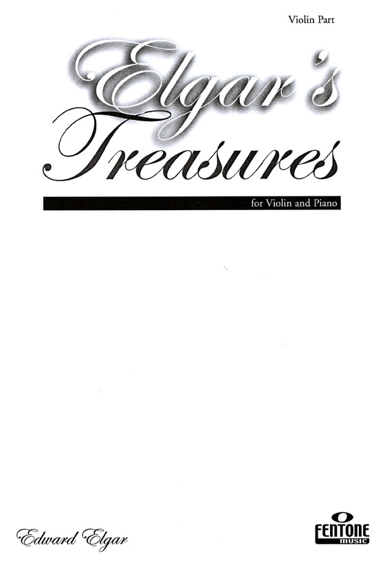 Elgar's Treasures for Violin and Piano【CD+樂譜】Position 1-3