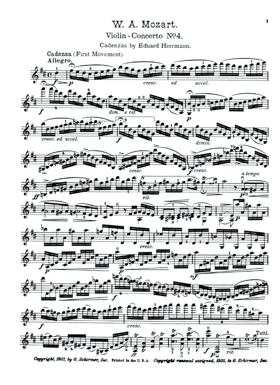 Mozart【Concerto No. 4 in D Major, K. 218】for Violin and Piano