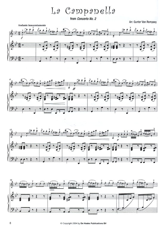 Easy Paganini for Violin and Piano【CD+樂譜】Position 1-3