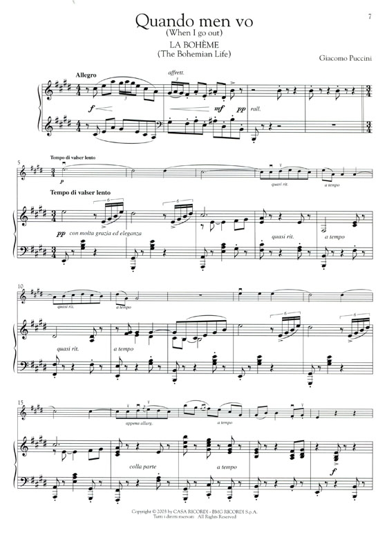 Play Puccini for Violin【CD+樂譜】