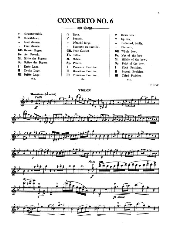 Rode【Concertos Nos. 6 and 7】for Violin and Piano