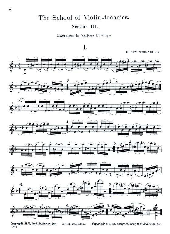 Schradieck【The School of Violin - Technics】Book Ⅲ Schradieck【The School of Violin - Technics】Book Ⅲ