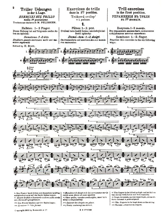 Sevcik Violin Studies【Op. 7 , Part 1】Preparatory to the Shake& Development in Double-Stopping