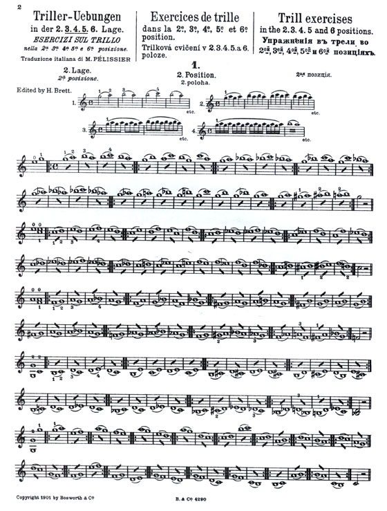 Sevcik Violin Studies【Op. 7 , Part 2】Preparatory to the Shake & Development in Double-Stopping