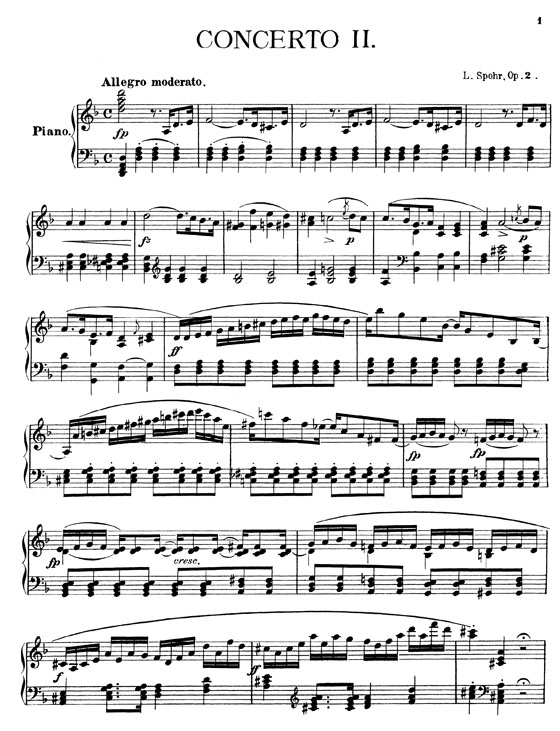 Louis Spohr【Concerto No. 2 , Op. 2】for Violin and Piano