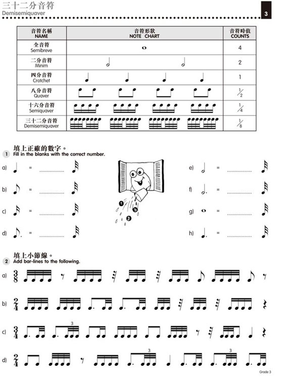 輕鬆學樂理【三】雙語中英對照