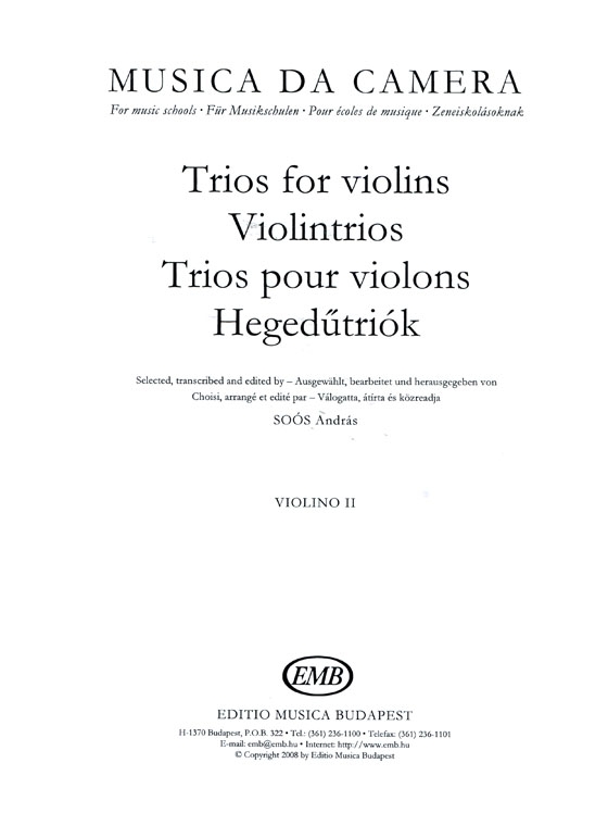 Trios for Violins