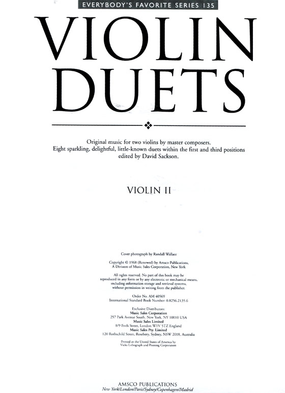 Violin Duets