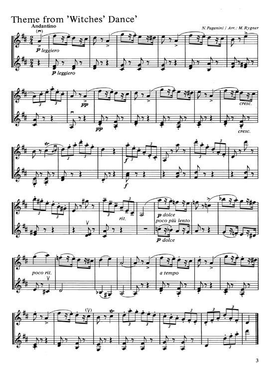 Fun for 2 Violins【Volume 1】