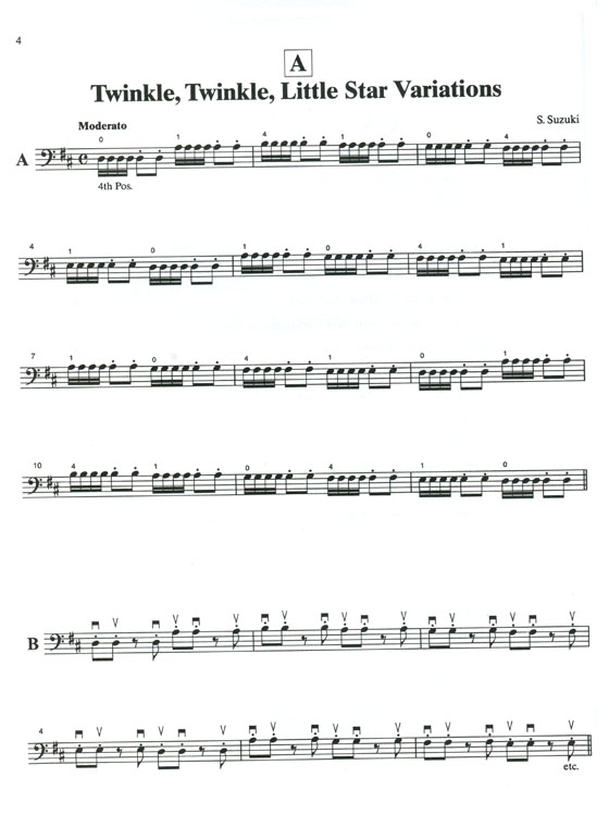 Suzuki Bass School 【Volume 1】 Bass Part, Revised Edition Suzuki Bass School 【Volume 1】 Bass Part, Revised Edition