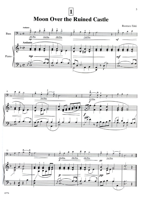 Suzuki Bass School 【Volume 3】 Piano Accompaniment, Revised Edition Suzuki Bass School 【Volume 3】 Piano Accompaniment, Revised Edition