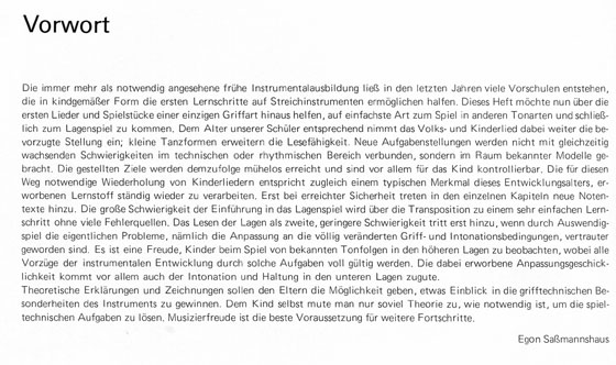 Egon Sabmannshaus【Früher Anfang auf der Geige , Band 2】Bärenreiter 6602