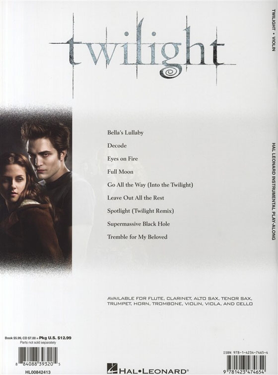 Twilight【CD+樂譜】for Violin