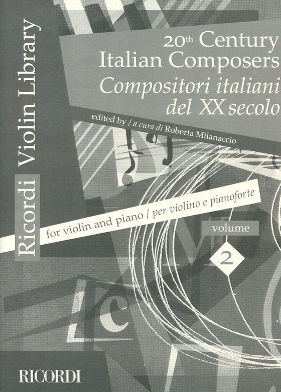 20th Century【Italian Composers】for Violin and Piano , Volume 2