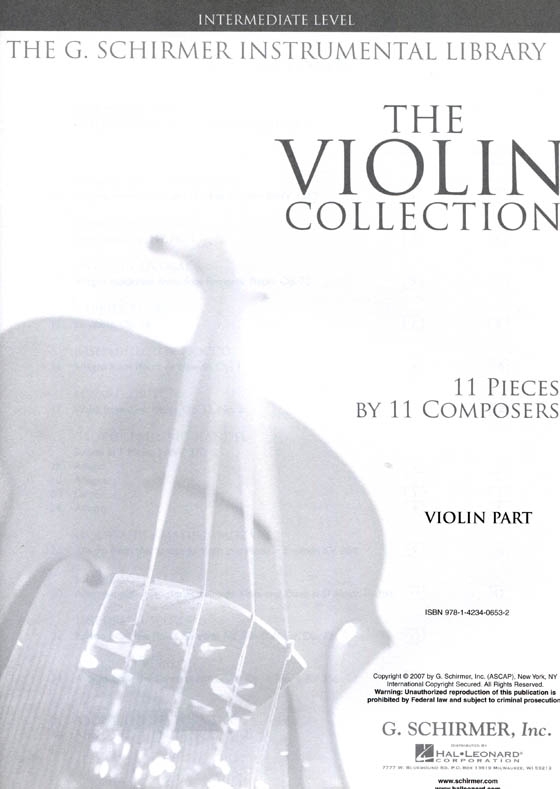 The Violin Collection【2CD+樂譜】Intermediate Level