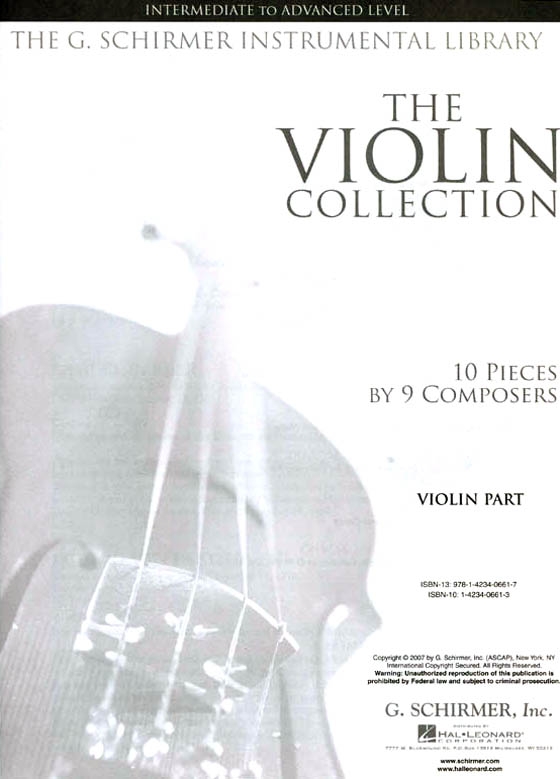 The Violin Collection【2CD+樂譜】Intermediate to Advanced Level The Violin Collection【2CD+樂譜】Intermediate to Advanced Level