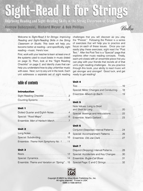 Sight-Read It for Strings for Violin Sight-Read It for Strings for Violin