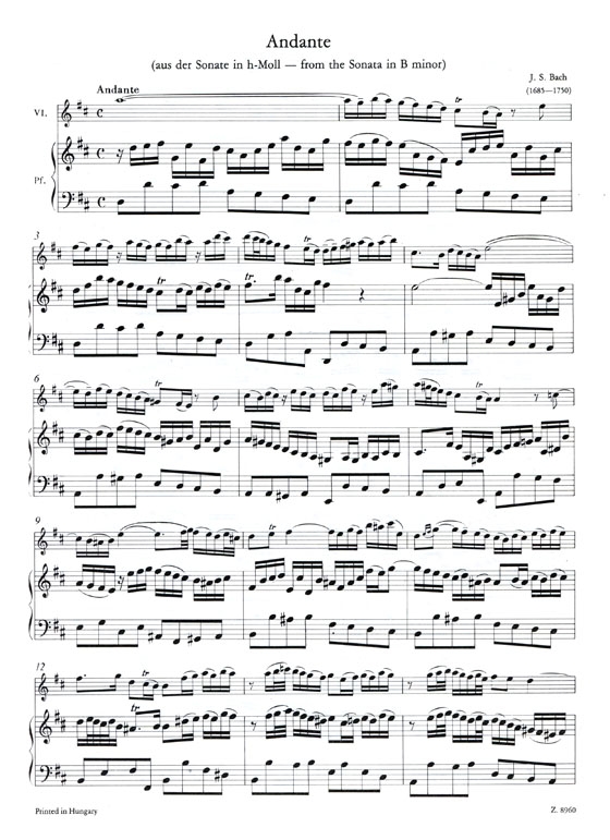 【 Das Spätbarock / The Late Baroque】300 Years of Violin Music