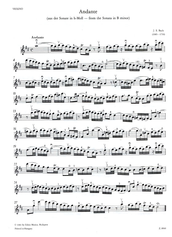 【 Das Spätbarock / The Late Baroque】300 Years of Violin Music