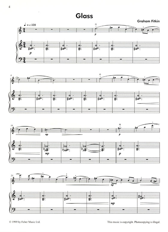Unbeaten Tracks【 8 contemporary pieces】for Violin and Piano , Grade 4 - 7 Unbeaten Tracks【 8 contemporary pieces】for Violin and Piano , Grade 4 - 7