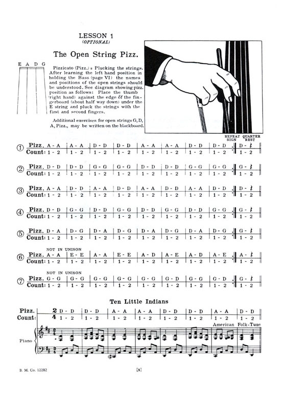 A Tune A Day for【String Bass】Book One