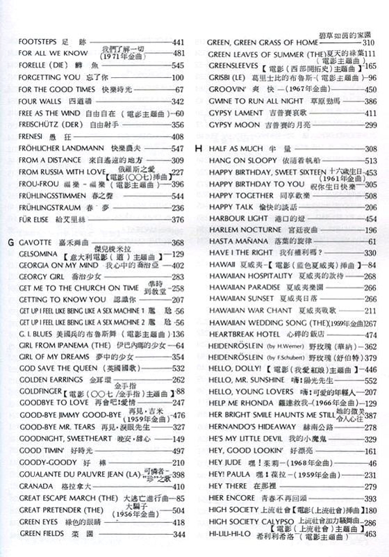 世界流行歌曲大全【五線譜改訂版】The Worls's Greatest Popular Songs , Professional use 世界流行歌曲大全【五線譜改訂版】The Worls's Greatest Popular Songs , Professional use