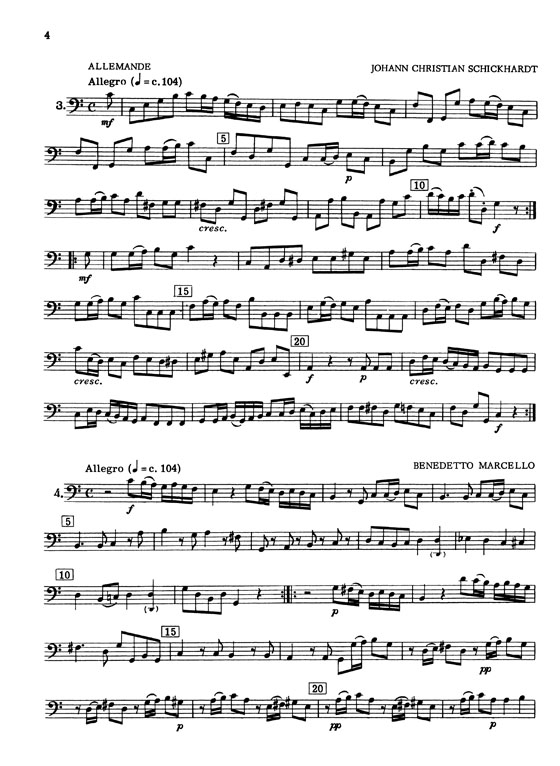 77 Baroque Basslines for Double Bass (Cello or Viola da Gamba)