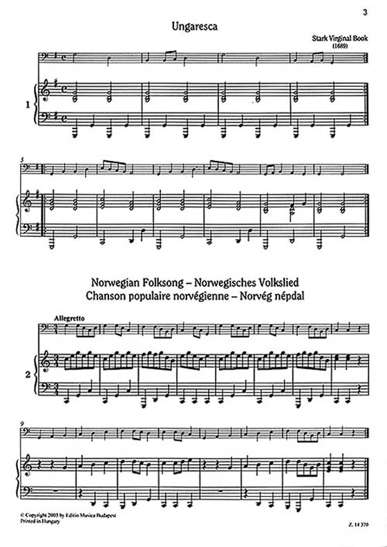 Repertoire【for Music Schools】for Double Bass with Piano Accompaniment