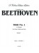 Beethohven【Trio No. 1 - Op. 1, No. 1  in E♭ Major】for Piano , Violin and Cello