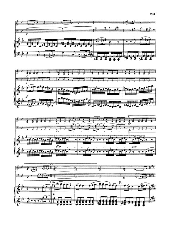 Beethoven【Trio No. 8 In B♭ Major】for Piano , Violin and Cello