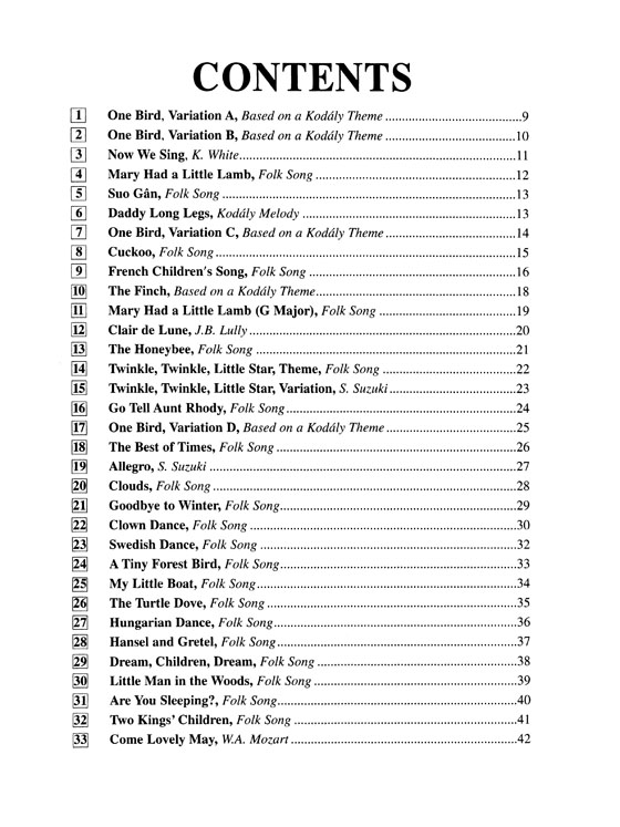 Suzuki Recorder School Volume【1】Soprano Recorder , Accompaniment Part , Keyboard and Continuo