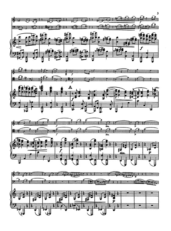 Brahms【Trio No. 2 in C Major , Opus 87】Second Version (1891) for Piano , Violin and Cello (G. Schumann)