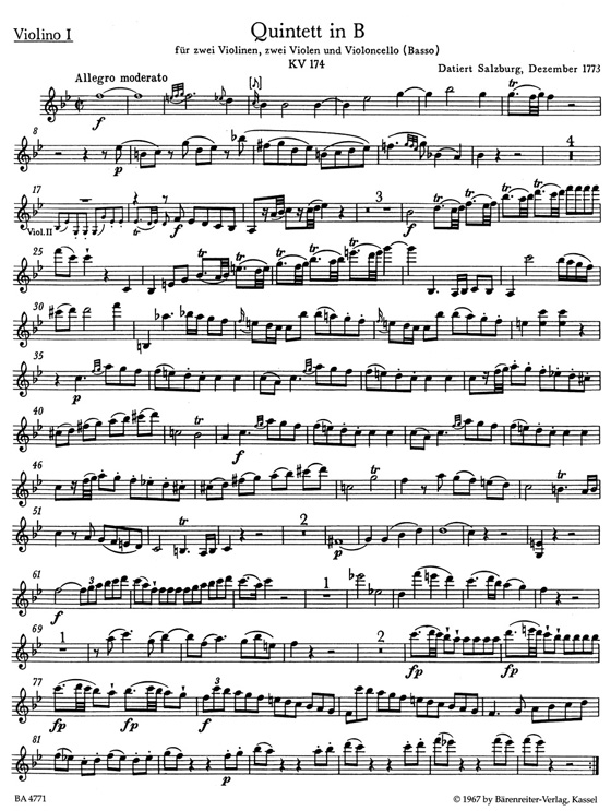 Mozart【The Complete String Quintets】K. 174、K. 515、K. 516、K. 406、K. 593、K. 614