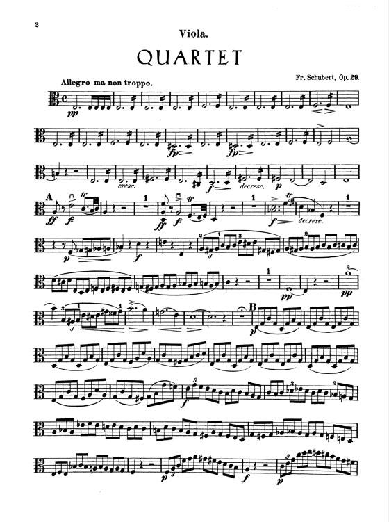 Schubert String Quartets 【Volume Ⅰ】 Opus 29 , Opus 125 , Nos. 1 and Nos. 2 ; Opus Posthumous in D Minor for Two Violins , Viola and Cello Schubert String Quartets 【Volume Ⅰ】 Opus 29 , Opus 125 , Nos. 1 and Nos. 2 ; Opus Posthumous in D Minor for Two Violins , Viola and Cello