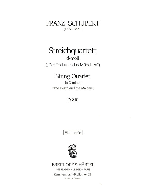 Franz Schubert Streichquartett , d-moll 【Der Tod und das Mädchen】D 810