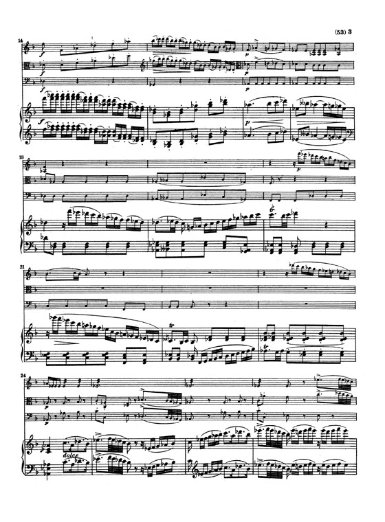 Schubert【Adagio and Rondo , Concertant】for Piano , Violin , Viola and Cello