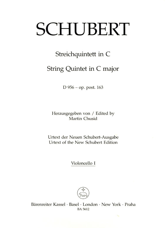 Schubert【String Quintet】in C major , D 956 Op. Post. 163