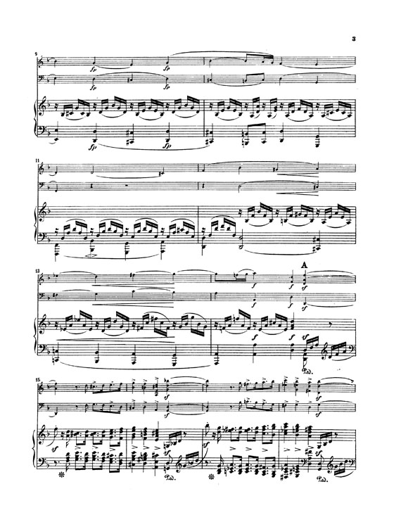 Schumann【Trio No. 1 in D Minor , Opus 63】for Piano , Violin and Cello